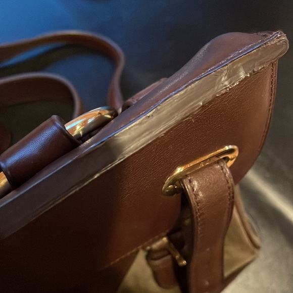 Ralph Lauren Collection backpack leather handbag RARE - Picture 10 of 11